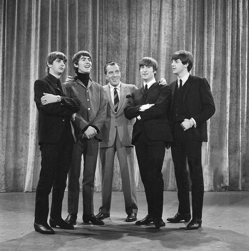 Concert crowd representing the American Beatlemania of 1964