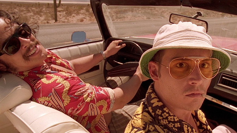 Movie still from Fear and Loathing in Las Vegas
