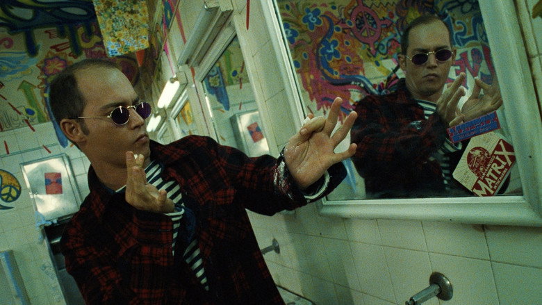Movie still from Fear and Loathing in Las Vegas